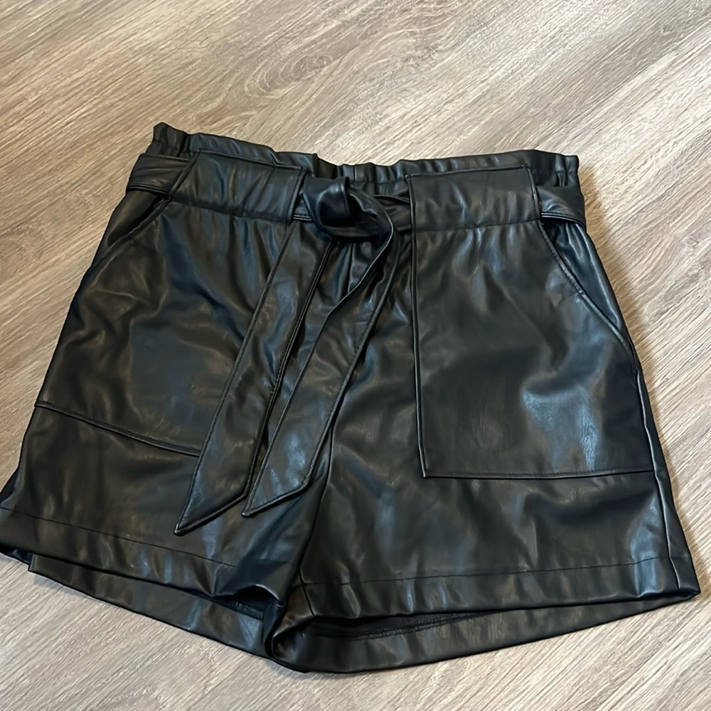 Leather Shorts